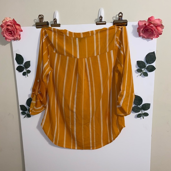 Mustard yellow dress shirt - Picture 4 of 4